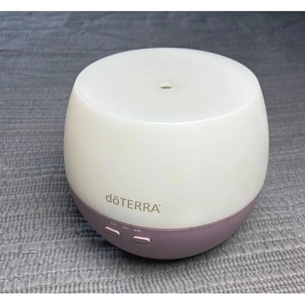 doTERRA Petal Diffuser 2.0 Ultrasonic Essential Oil Humidifier Lavender White